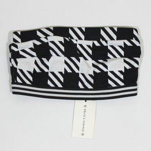 Solid & Striped Bella Gingham Bikini Bandeau Swim
